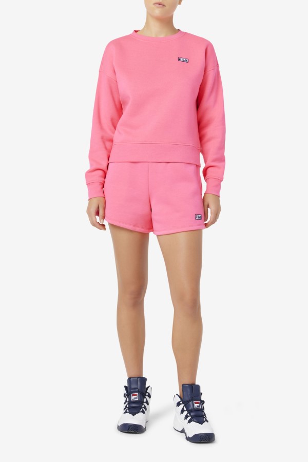 Fila Diara High Rise Short Pink