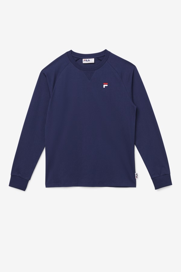 Peacoat Fila Flynn Long Sleeve Tee