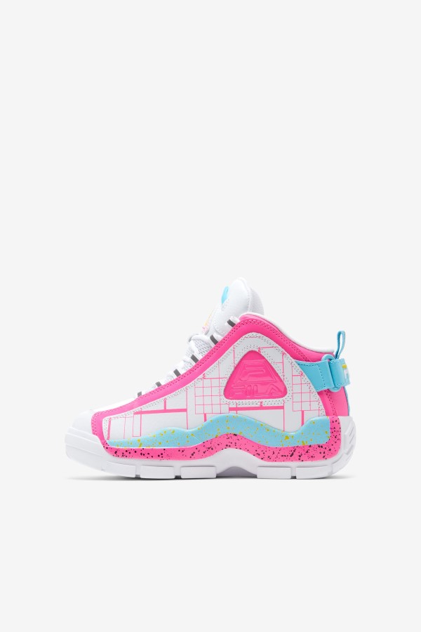 Big Kids\' Grant Hill 2 Fila White/Pink/Bluefish