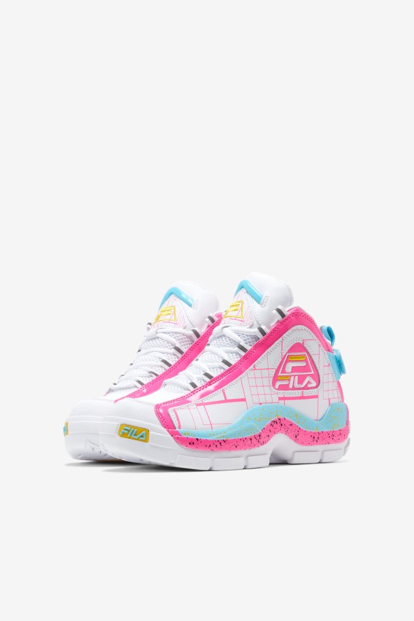 Big Kids\' Grant Hill 2 Fila White/Pink/Bluefish