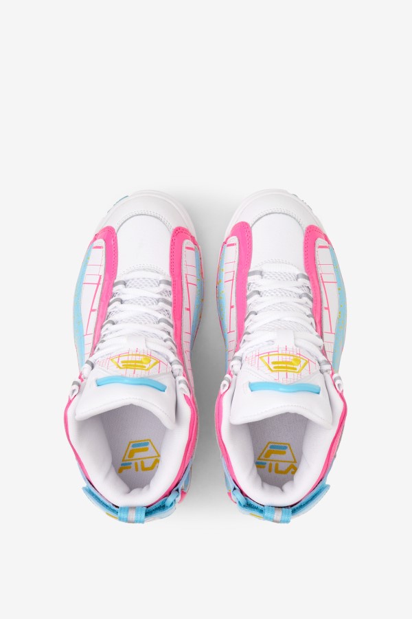 Big Kids\' Grant Hill 2 Fila White/Pink/Bluefish
