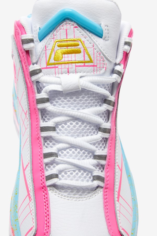 Big Kids\' Grant Hill 2 Fila White/Pink/Bluefish