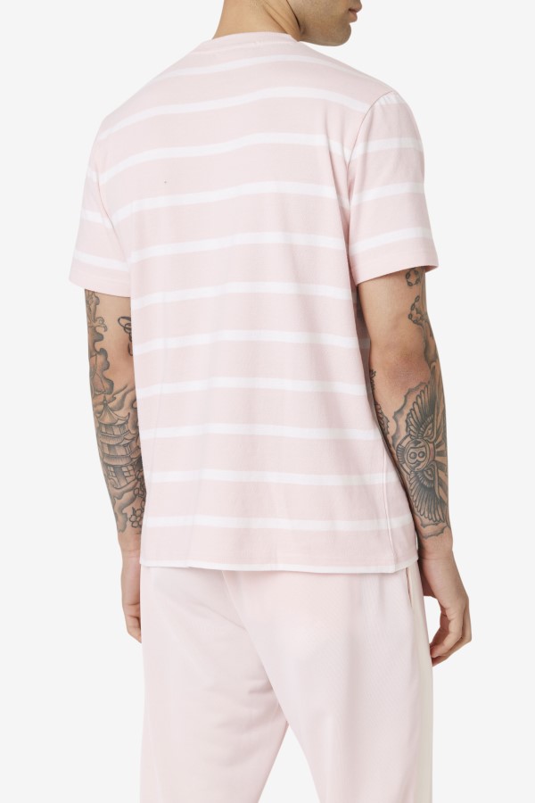 Pink/White Fila Deny Crew