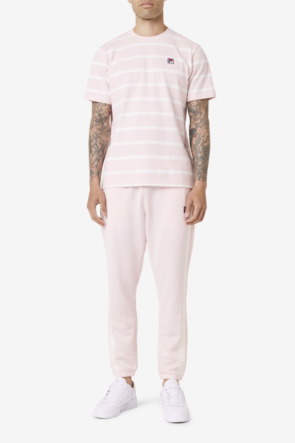 Pink/White Fila Deny Crew