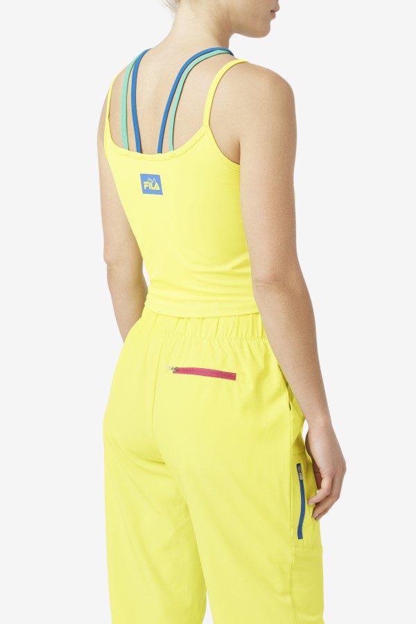 Cecillia Strappy Tank Fila Sulphur
