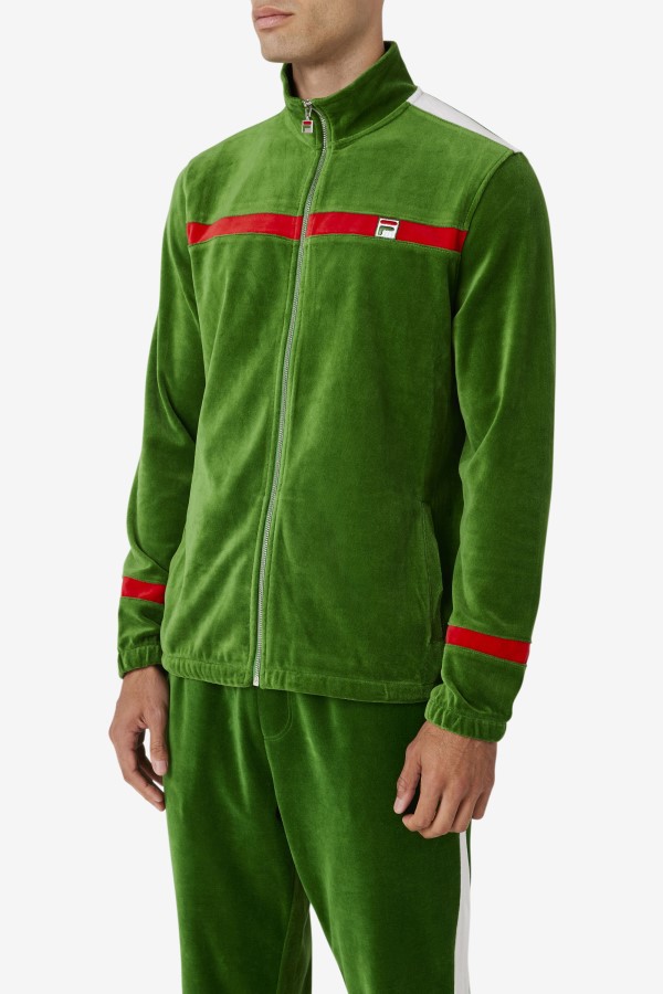 Fila Formal Garden/White/Red Ravid Velour Jacket