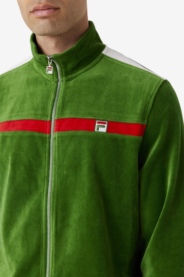 Fila Formal Garden/White/Red Ravid Velour Jacket