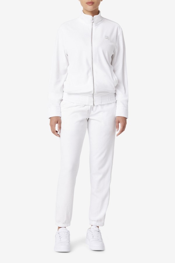 Deverall Velour Pant Fila White