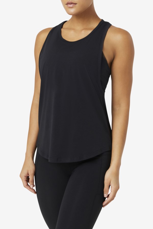 Fi-Lux Long Tank Top Fila Black
