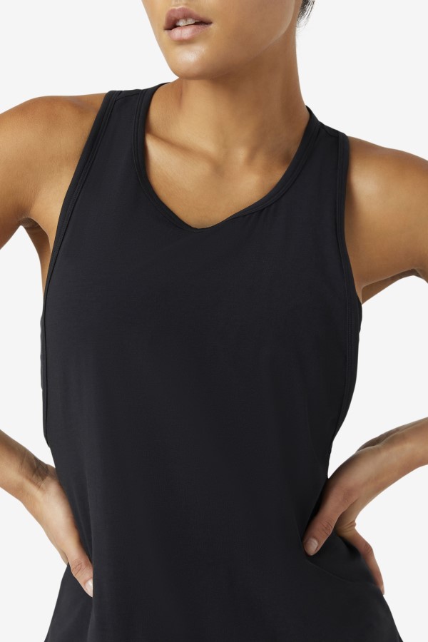 Fi-Lux Long Tank Top Fila Black