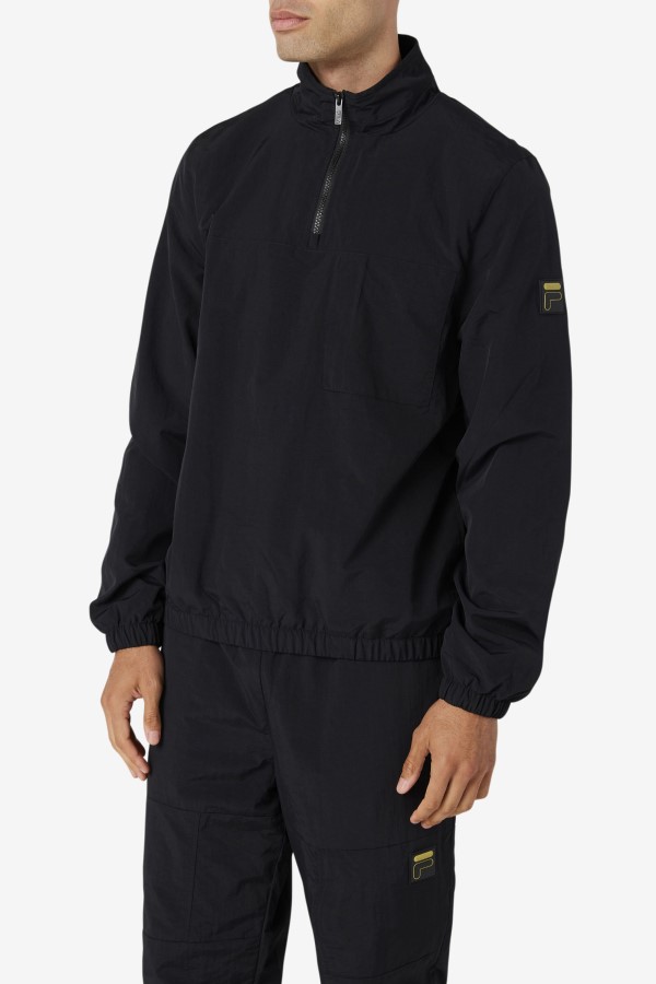 Magnus 1/4 Zip Track Jacket Black Fila