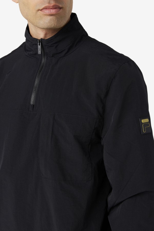 Magnus 1/4 Zip Track Jacket Black Fila
