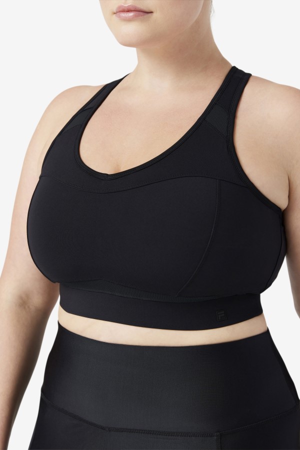 Fila Uplift Racerback Sports Bra Black