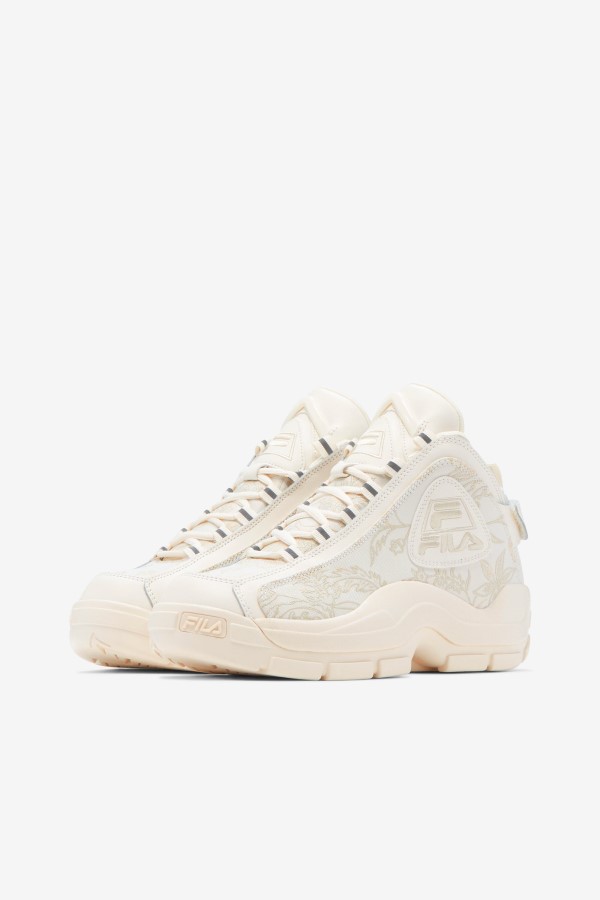 Women\'s Grant Hill 2 Floral Jacquard Gardenia/Turtledove Fila