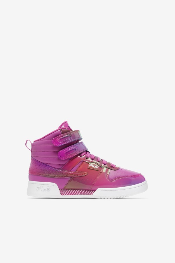 Iridescent/Purple/White Fila Big Kids' F-14 Iridescent