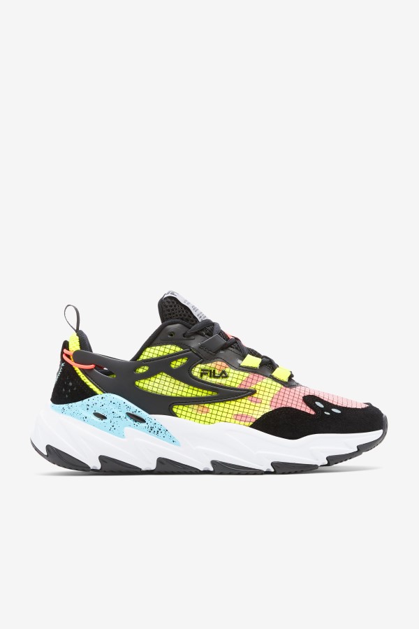 Fila Black/White/Yellow Men's Ray Tracer Evo