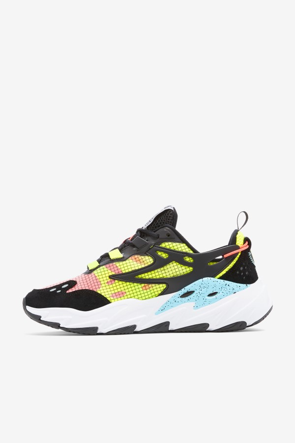 Fila Black/White/Yellow Men\'s Ray Tracer Evo