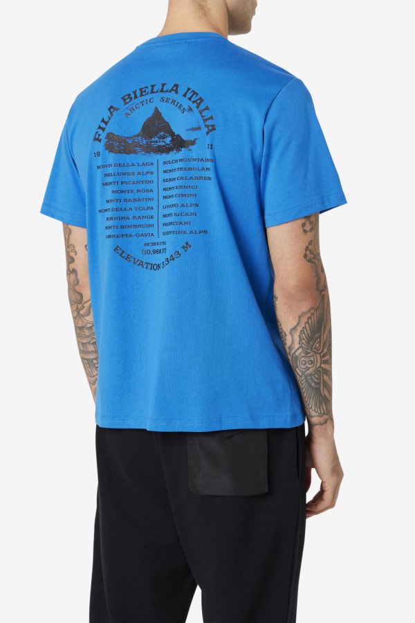 Track Tee Fila Blue/White