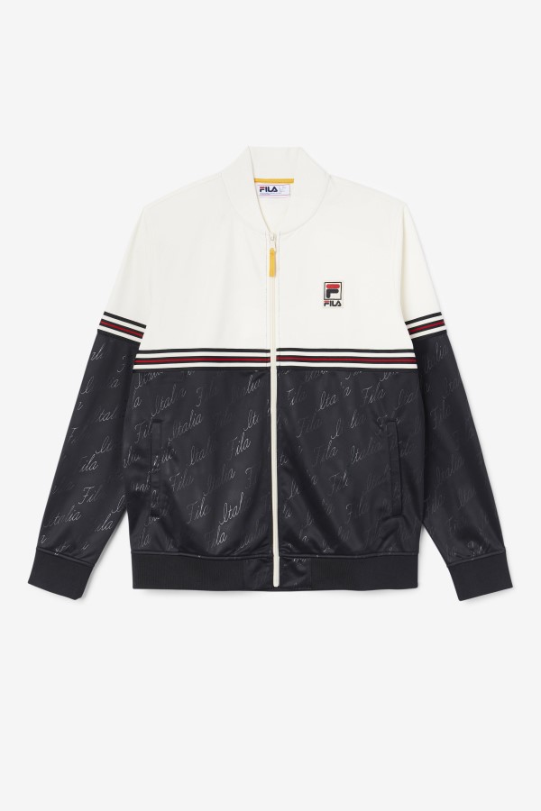 Black/Gardenia/Yellow Ridd Track Jacket Fila