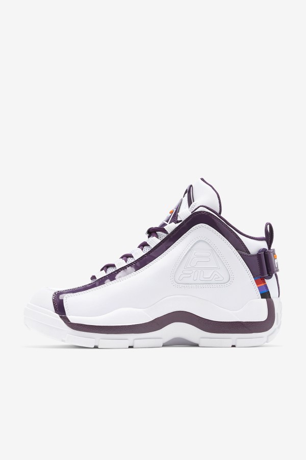 Men\'s Grant Hill 2 History White/Purple Pennant/Orange Fila
