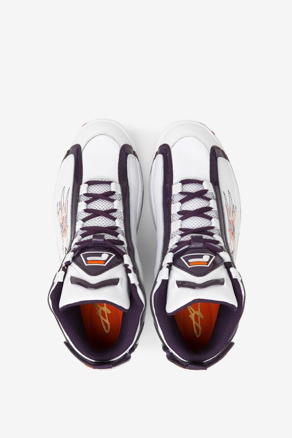 Men\'s Grant Hill 2 History White/Purple Pennant/Orange Fila