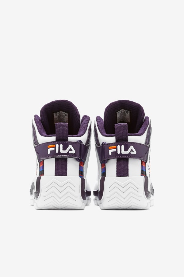 Men\'s Grant Hill 2 History White/Purple Pennant/Orange Fila