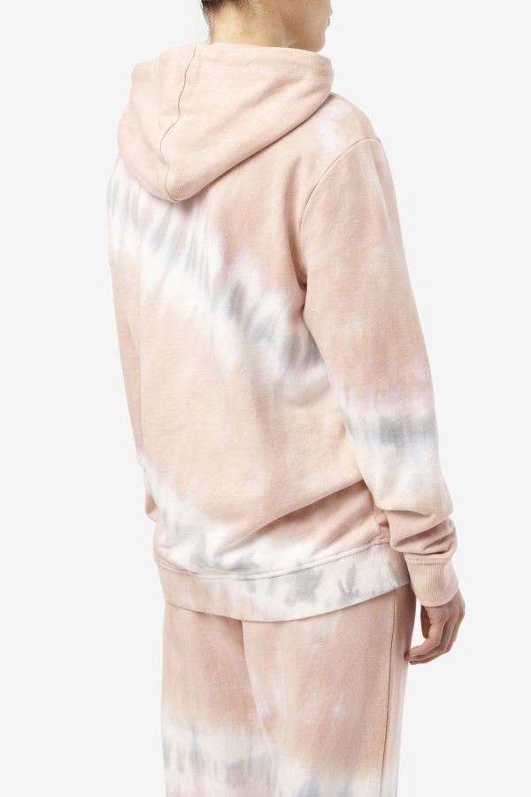 Fila Aerolynn Tie Dye Hoodie Gardenia/White/Belgian Block