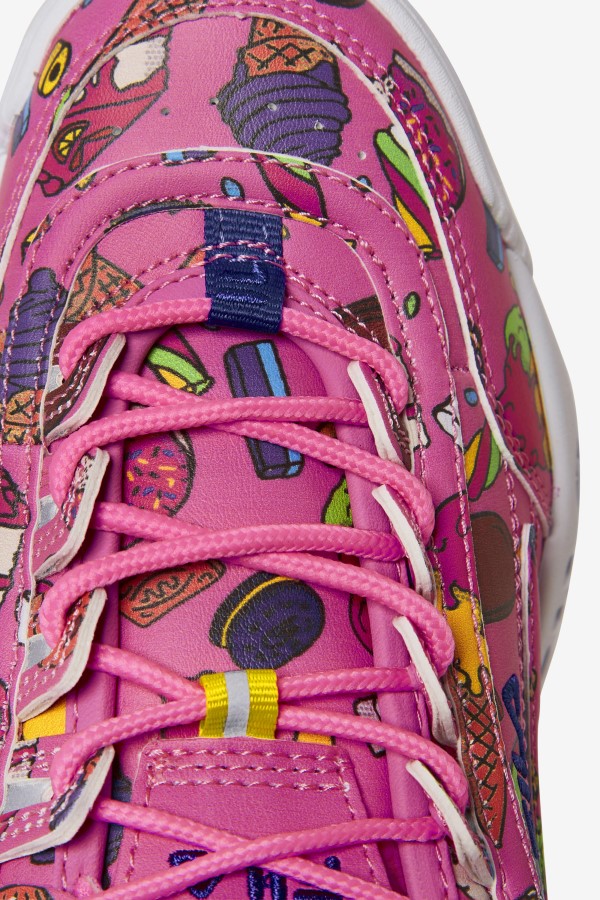 Little Kids\' Disruptor 2 Premium Sugar Plum/Purple/Lemon Fila