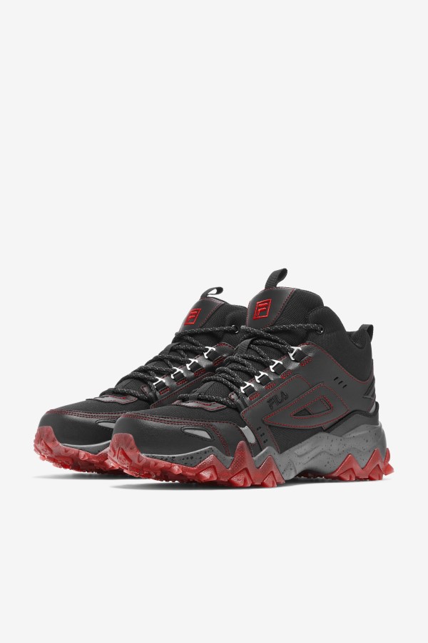 Men\'s Oakmont Tr Mid Black/Red Fila