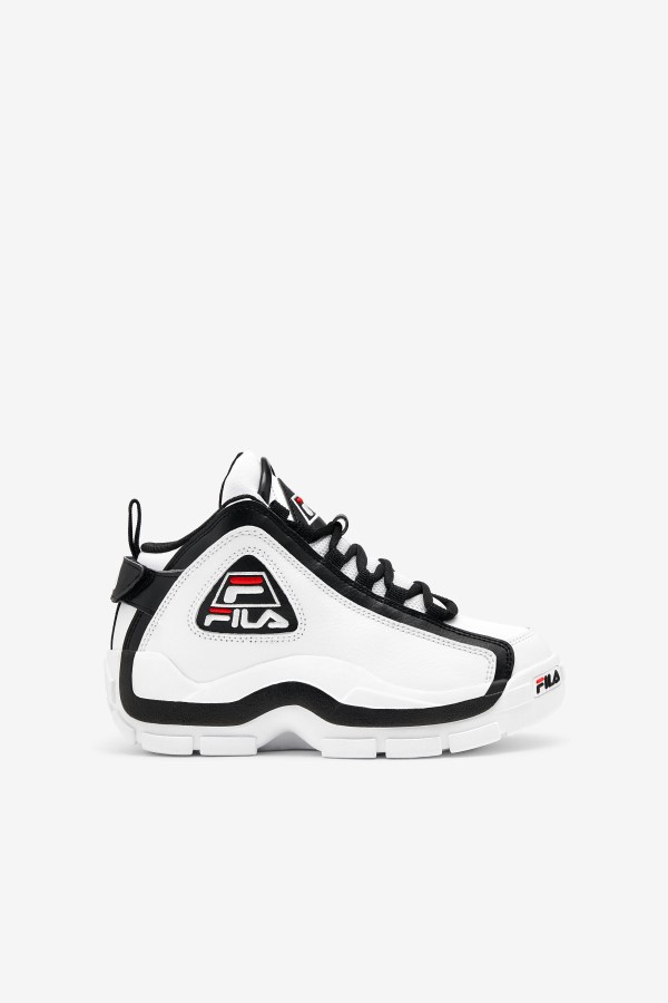 White/Black/Red Fila big kids' Grant Hill 2