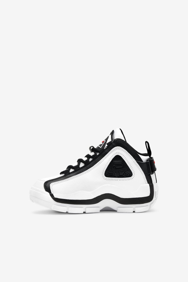 White/Black/Red Fila big kids\' Grant Hill 2
