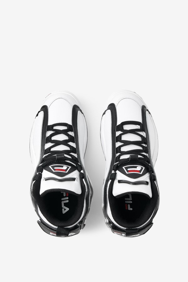 White/Black/Red Fila big kids\' Grant Hill 2