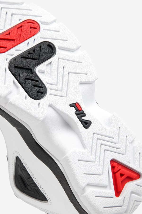 White/Black/Red Fila big kids\' Grant Hill 2