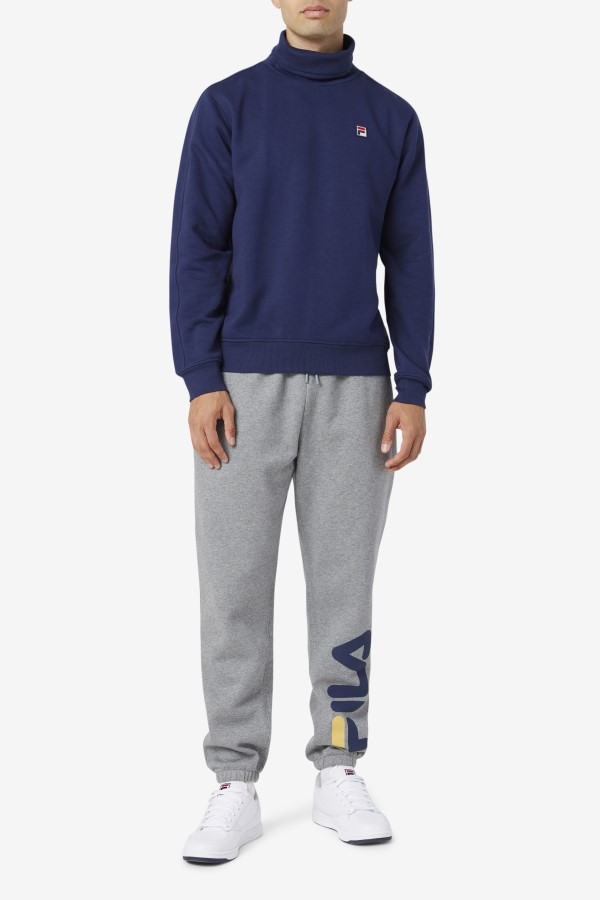 Noah Fleece Turtleneck Peacoat Fila