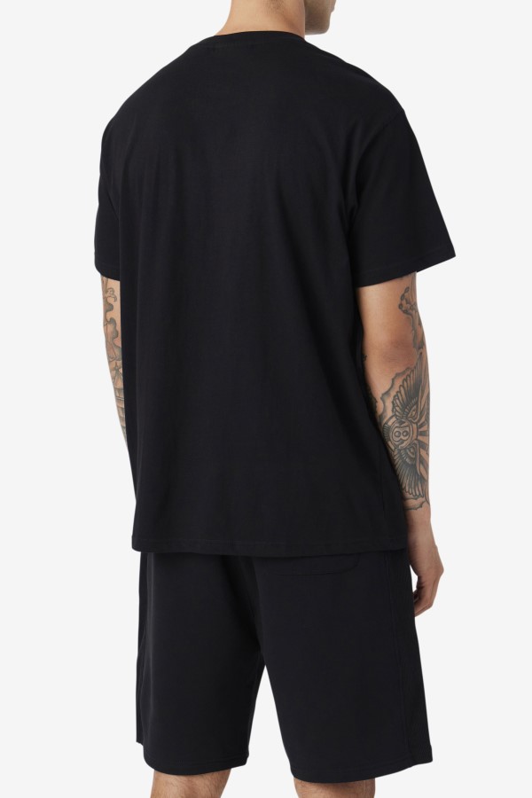 Cody Tee Black/Blue Spruce Fila