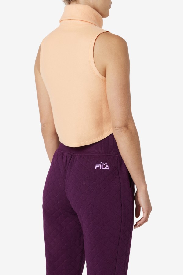 Eliana Cropped Neck Warmer Orange/Cayenne Fila