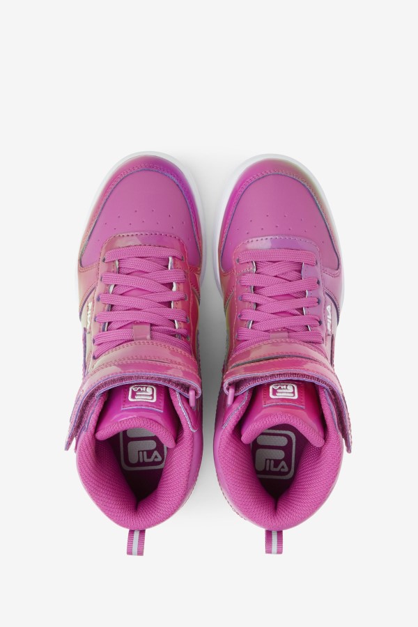 Iridescent/Purple/White Fila Little Kids\' F-14 Iridescent