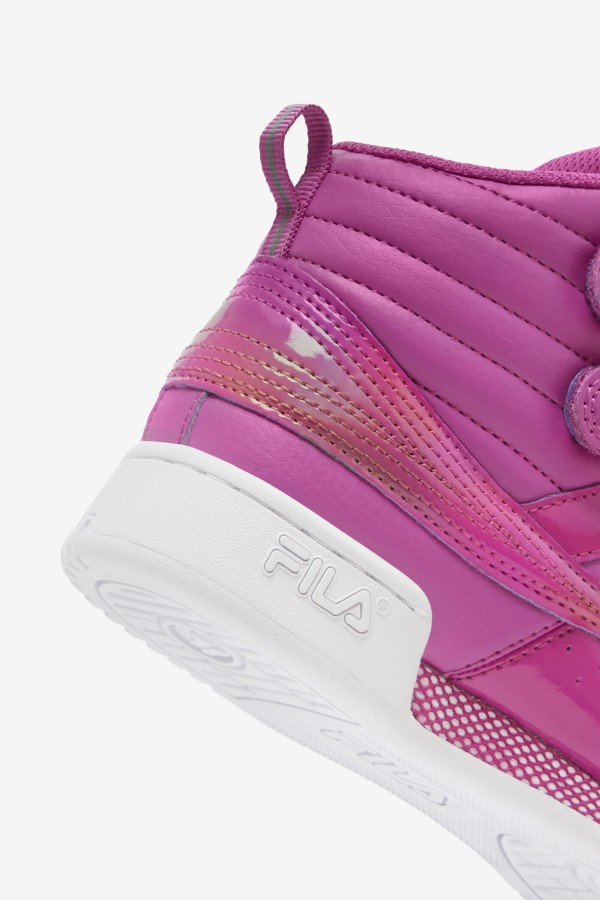 Iridescent/Purple/White Fila Little Kids\' F-14 Iridescent