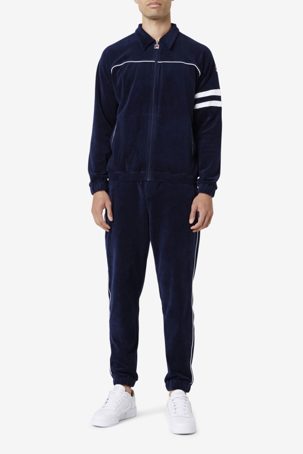 Lewis Velour Pant Navy/White Fila