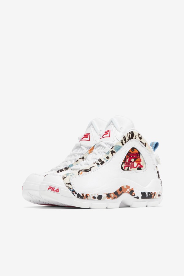 White/Red Fila Women\'s Grant Hill 2