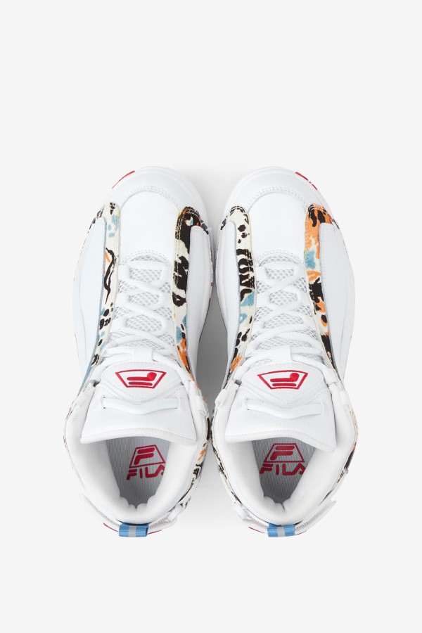 White/Red Fila Women\'s Grant Hill 2