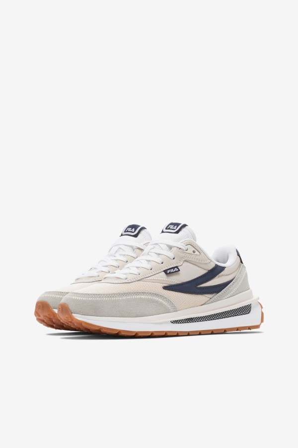 Bleached Sand/Navy/White Fila Women\'s Renno