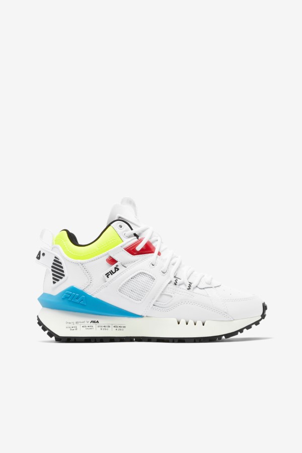 White/Black/Red Fila Women's Spectra