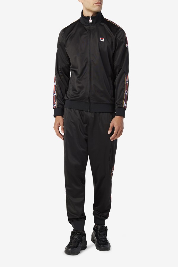 Black Carson Track Jacket Fila