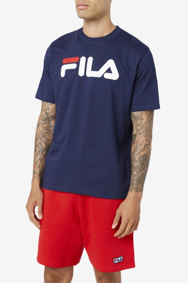 Fila Men\'s Eagle Tee Peacoat/White/Chinese Red