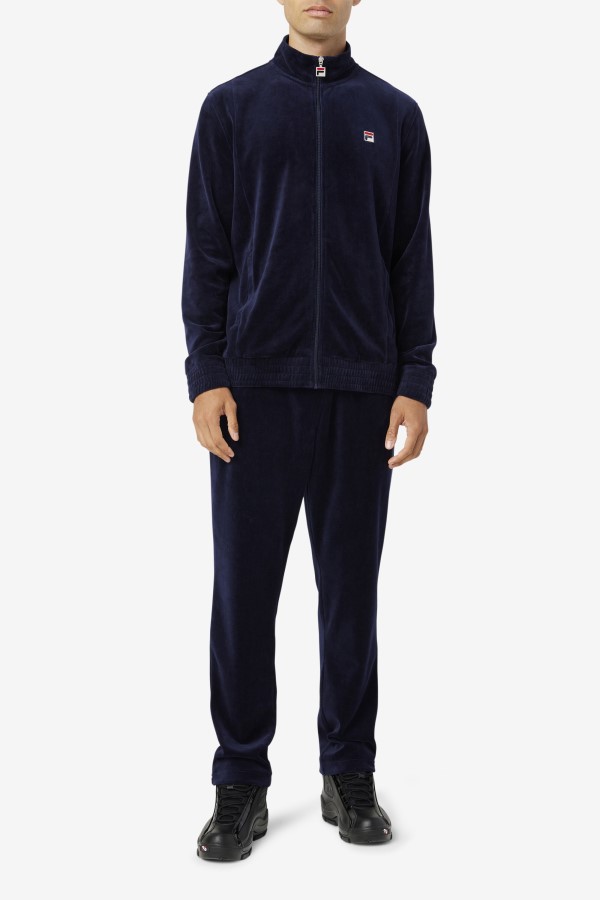 O-Fit Velour Pant Fila Navy/Gardenia/Red