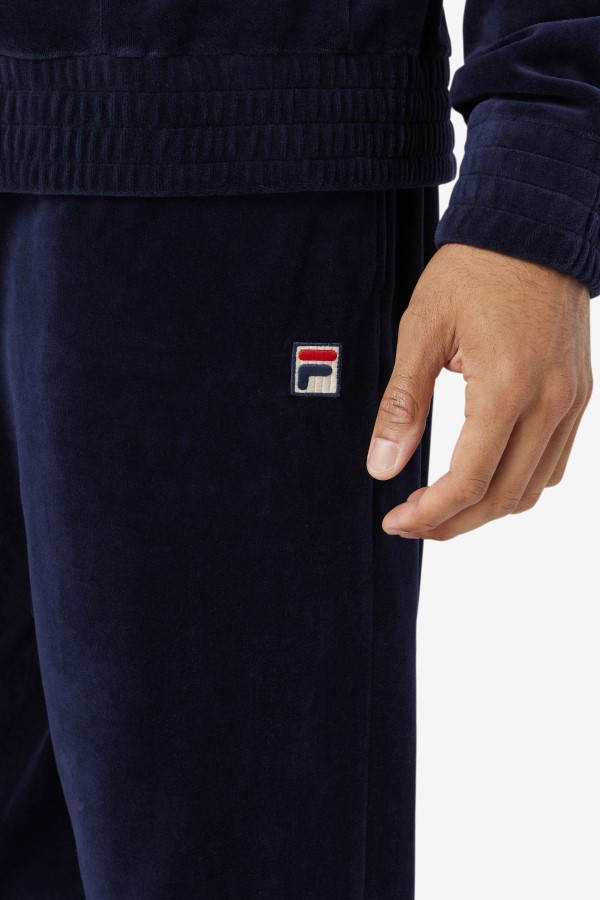 O-Fit Velour Pant Fila Navy/Gardenia/Red