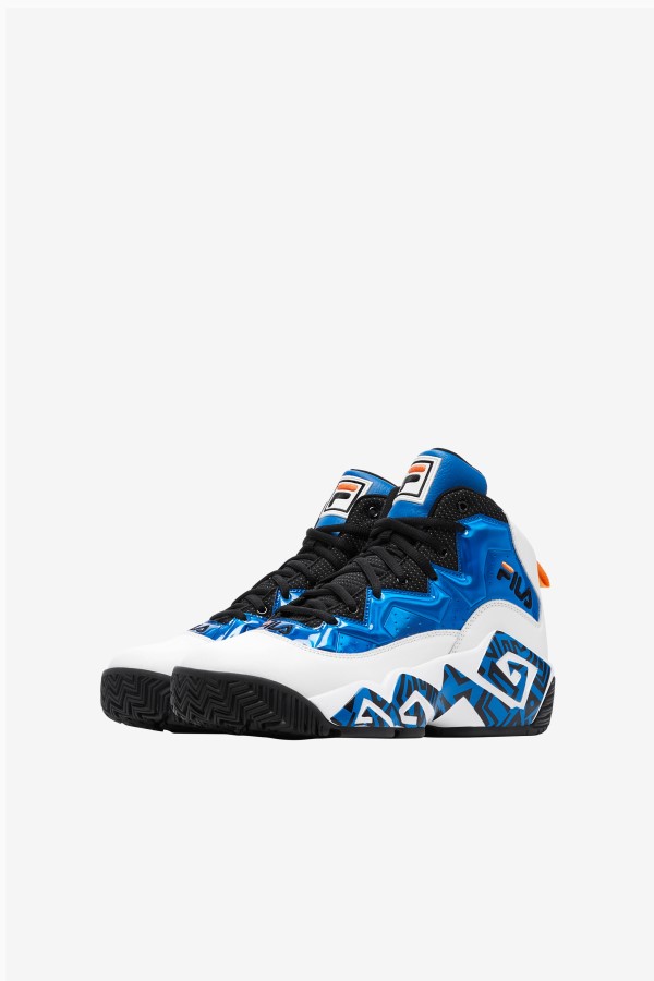 White/Blue/Orange Fila Big Kids\' Mb Night Walk