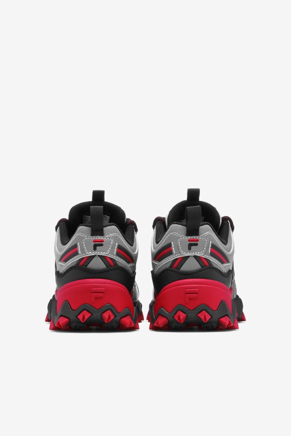 Fila Little Kids\' Oakmont TR Metallic Silver/Black/Red
