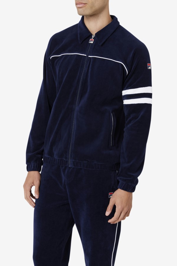 Fila Verdy Velour Jacket Navy/White